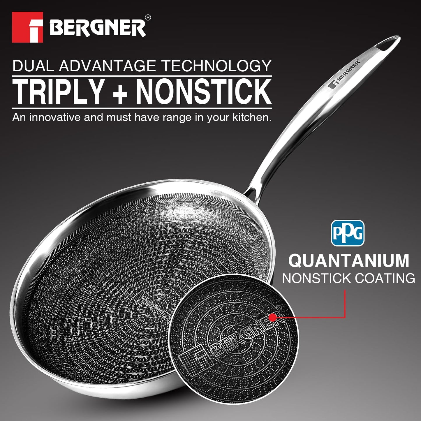 BERGNER HI TECH NON STICK FRY PAN